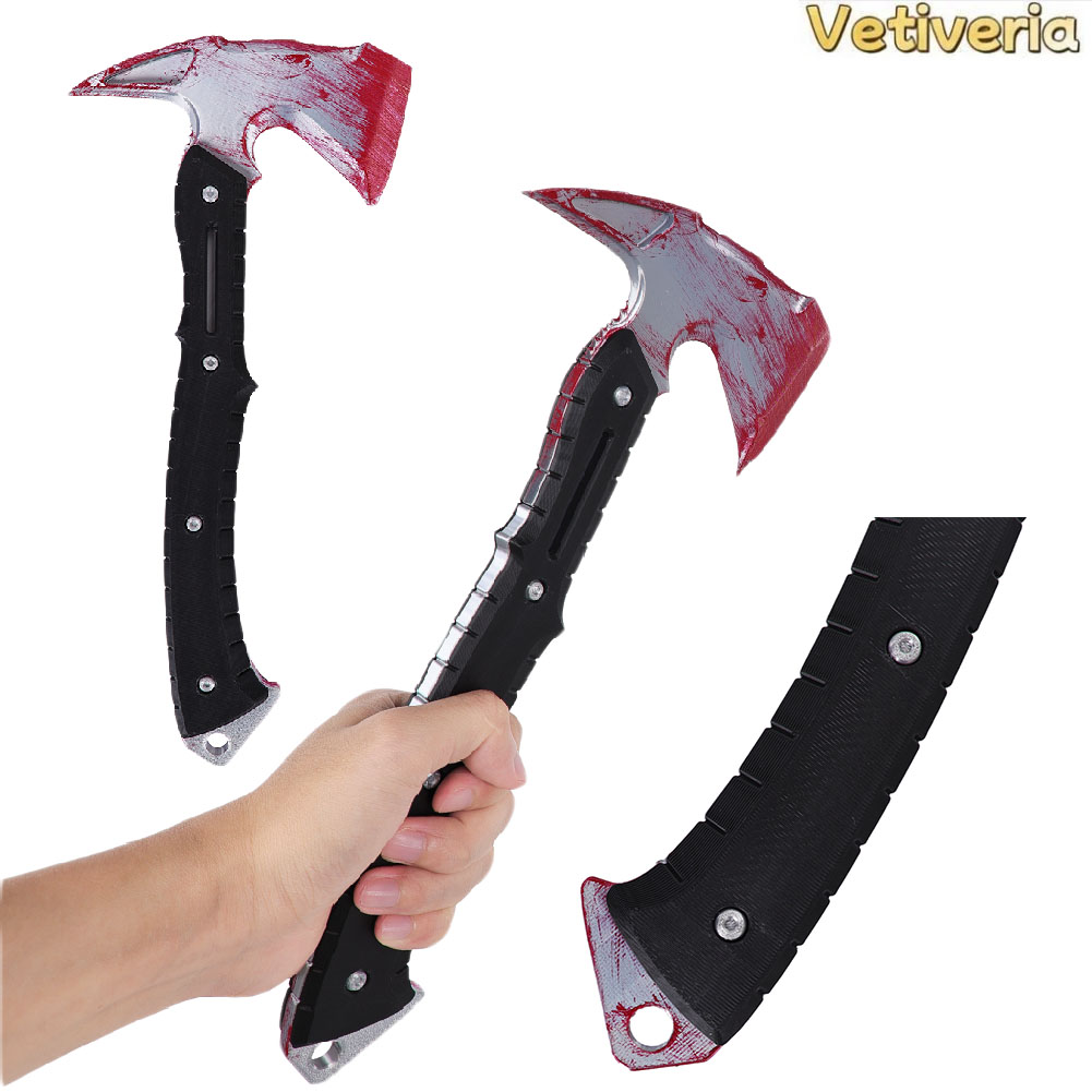 Cosplay Prop Axe - Fantasia Leon Cosplay, hacha con manchas