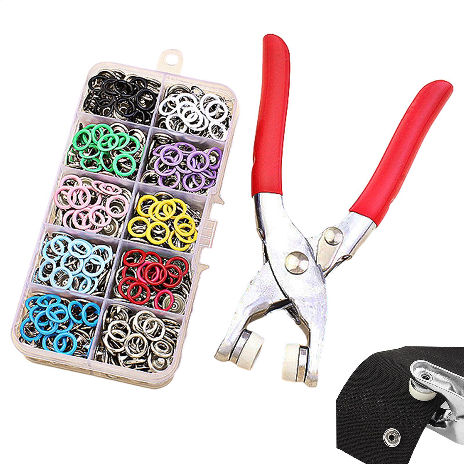 Snap Fastener Set - Kit de Botones para Ropa, Herramienta