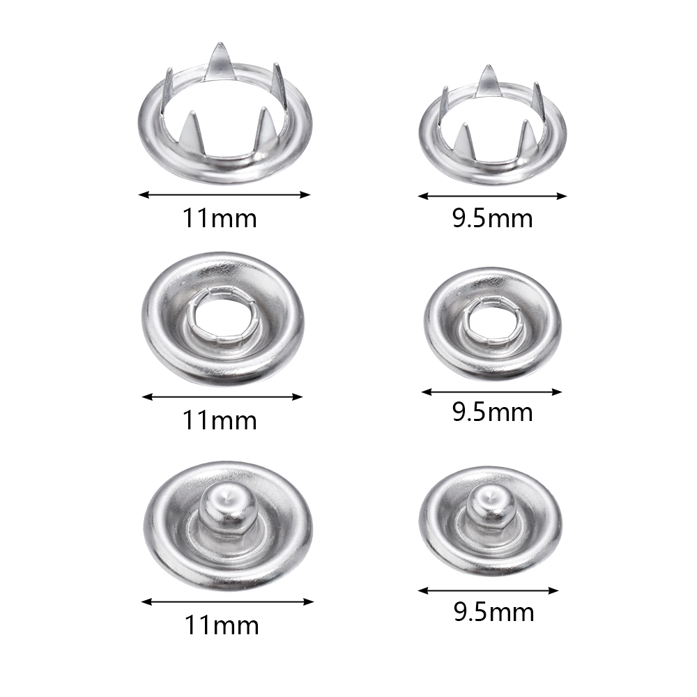 SAUVOO-Juego de 50 botones a p - Snap Fastener Set reseña y precio