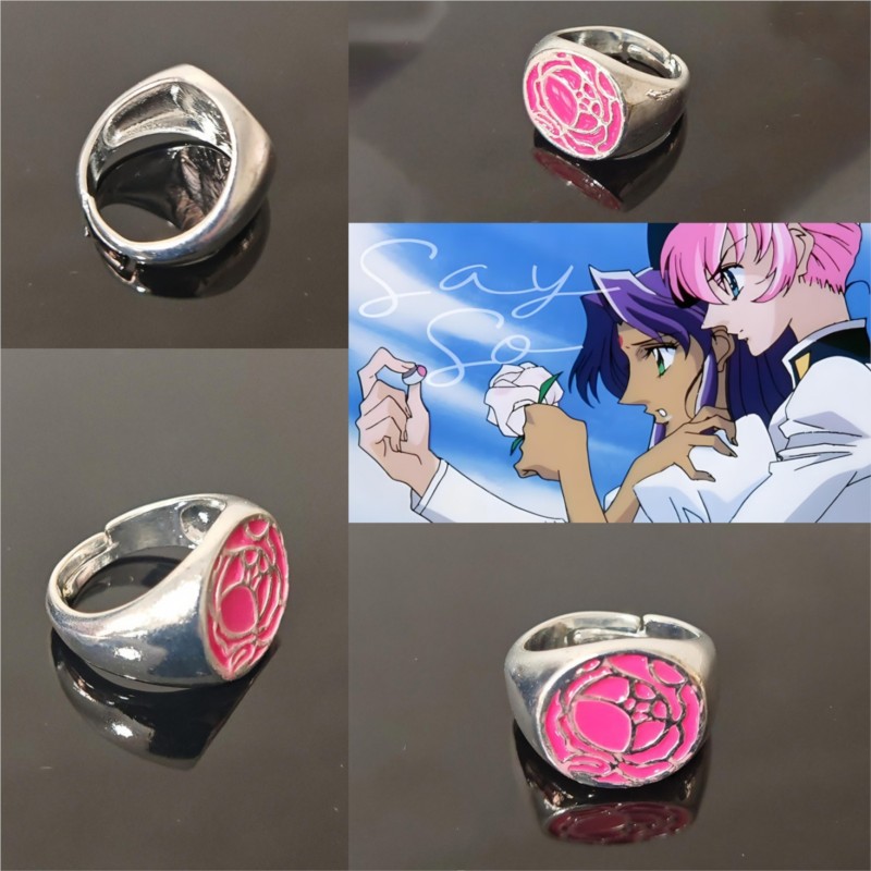 Anillo de rosa rosa Tenjou Ute - Cosplay Prop Making reseña y precio